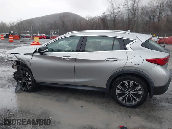 2018 Infiniti QX30 Luxury with VIN SJKCH5CR9JA058968, listed as a IAAI auction lot 41064768 with 64,687 mi miles and . Bid and sale history available at DreamBid. Image 14.