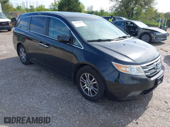 2013 Honda Odyssey EX-L с VIN 5FNRL5H62DB059725, выставлен на аукционе IAAI как лот 42326858 с пробегом 152 251 миль миль и . История ставок и продаж доступна на DreamBid. Изображение 1.