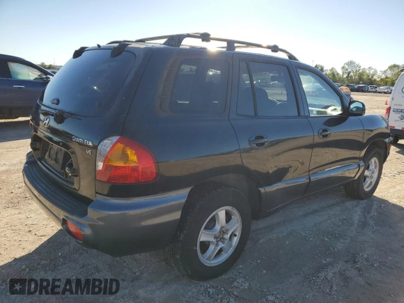 2003 Hyundai Santa Fe GLS with VIN KM8SC13D33U439982, listed as a Copart auction lot 81414724 with 107,977 mi miles and Clean Title. Bid and sale history available at carsss.com. Image 3.
