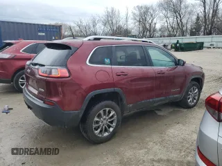 2019 Jeep Cherokee Latitude Plus with VIN 1C4PJMLX1KD250905, listed as a Copart auction lot 54446165 with 83,737 mi miles and Salvage title. Bid and sale history available at DreamBid. Image 3.