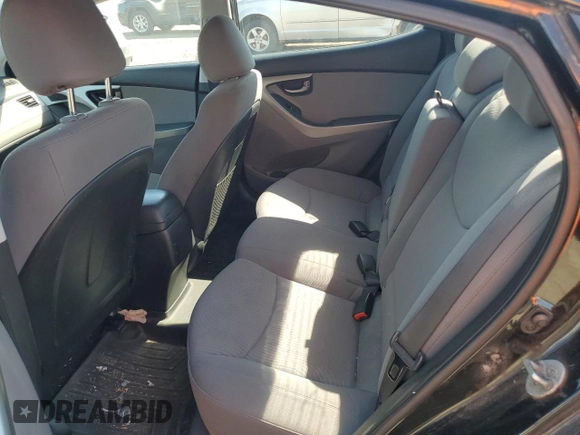 2014 Hyundai Elantra Limited z VIN 5NPDH4AE6EH502890, wystawiony jako Copart lot #55773585 z przebiegiem 196 922 mil mil oraz Szkoda całkowita • Salvage title. Historia ofert i sprzedaży dostępna na DreamBid. Obrazek 10.