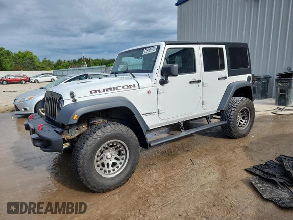 2015 Jeep Wrangler Unlimited Rubicon with VIN 1C4BJWFGXFL518301, listed as a Copart auction lot 61910775 with 153,945 mi miles and Clean title. Bid and sale history available at DreamBid. Image 1.