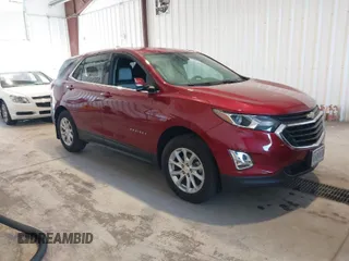 2018 Chevrolet Equinox LT z VIN 2GNAXSEV4J6337500, wystawiony jako IAAI lot #41812379 z przebiegiem 54 726 mil mil oraz . Historia ofert i sprzedaży dostępna na DreamBid. Obrazek 1.