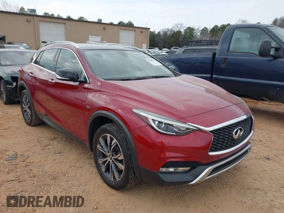 2017 Infiniti QX30 Premium with VIN SJKCH5CR7HA017457, listed as a IAAI auction lot 41510251 with 59,567 mi miles and . Bid and sale history available at DreamBid. Image 1.