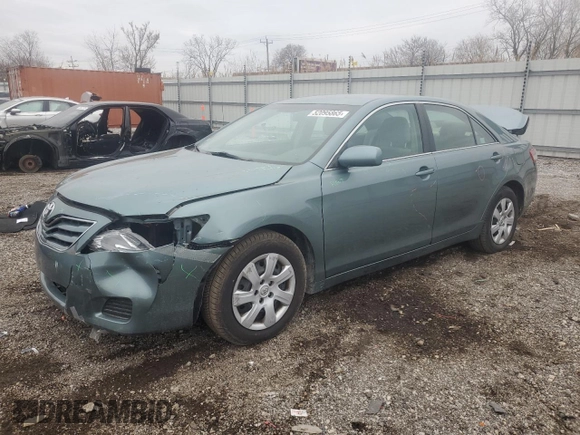 2011 Toyota Camry LE with VIN 4T4BF3EK9BR146932, listed as a Copart auction lot 52095865 with 80,432 mi miles and Salvage title. Bid and sale history available at DreamBid. Image 1.