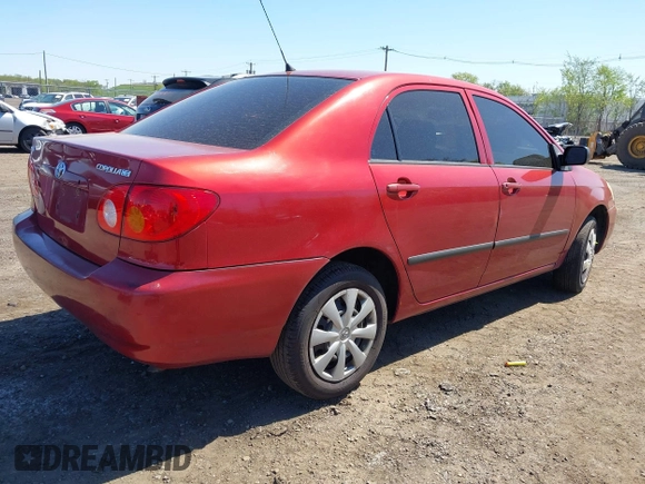 2003 Toyota Corolla CE with VIN 2T1BR32E13C148516, listed as a IAAI auction lot 42130324 with 210,596 mi miles and . Bid and sale history available at DreamBid. Image 4.