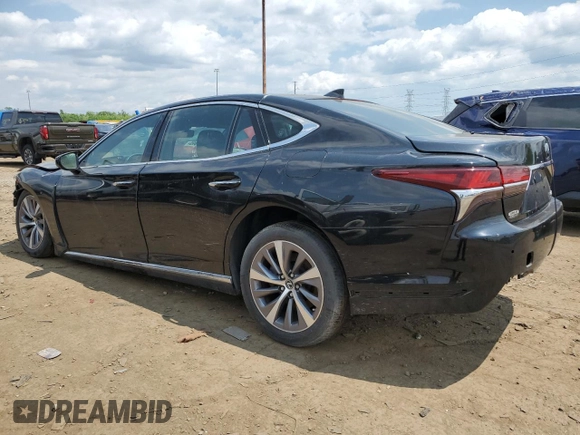 2019 Lexus LS 500 with VIN JTHC51FF2K5006080, listed as a Copart auction lot 59752395 with 21,085 mi miles and Clean title. Bid and sale history available at DreamBid. Image 2.