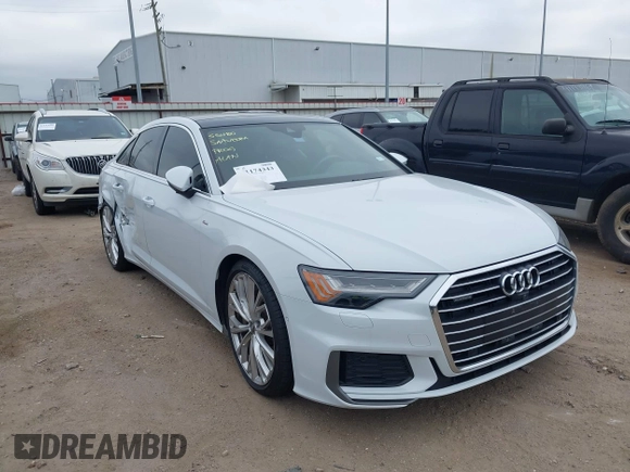 2019 Audi A6 Prestige with VIN WAUM2AF26KN042444, listed as a IAAI auction lot 41174343 with 52,322 mi miles. Bid and sale history available at carsss.com. Image 1.