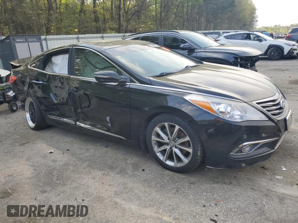 2015 Hyundai Azera with VIN KMHFG4JG5FA453229, listed as a Copart auction lot 51498275 with Not provided miles and Salvage title. Bid and sale history available at DreamBid. Image 4.