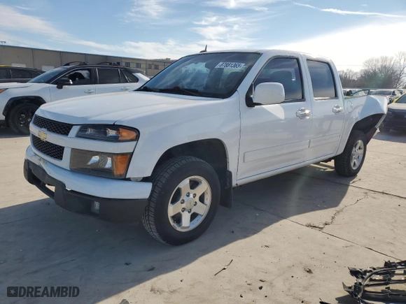 2012 Chevrolet Colorado LT w/1LT with VIN 1GCDSCF90C8121121, listed as a Copart auction lot 87881365 with 134,784 mi miles and Salvage Title. Bid and sale history available at carsss.com. Image 1.