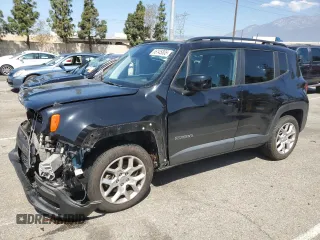 2018 Jeep Renegade Latitude with VIN ZACCJABB9JPH49826, listed as a Copart auction lot 55145805 with 97,752 mi miles and Salvage Title. Bid and sale history available at DreamBid. Image 1.