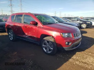 2015 Jeep Compass High Altitude Edition with VIN 1C4NJDEB6FD244760, listed as a Copart auction lot 82442104 with 90,720 mi miles and Salvage Title. Bid and sale history available at carsss.com. Image 4.