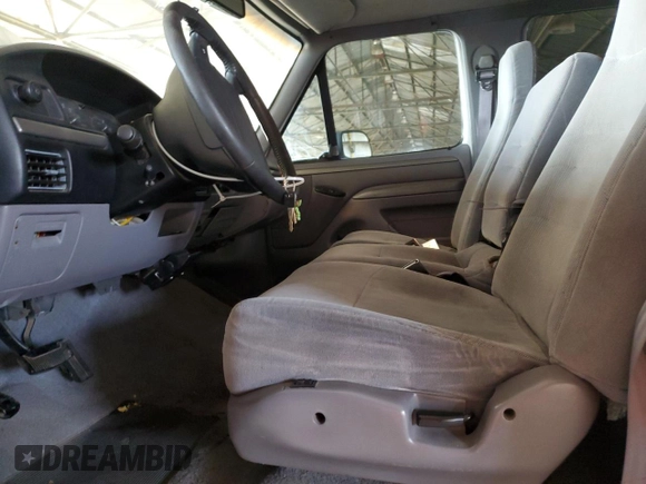 1995 Ford F-150 with VIN 1FTEF14H7SLA53001, listed as a Copart auction lot 82024754 with 133,155 mi miles and Salvage Title. Bid and sale history available at carsss.com. Image 7.