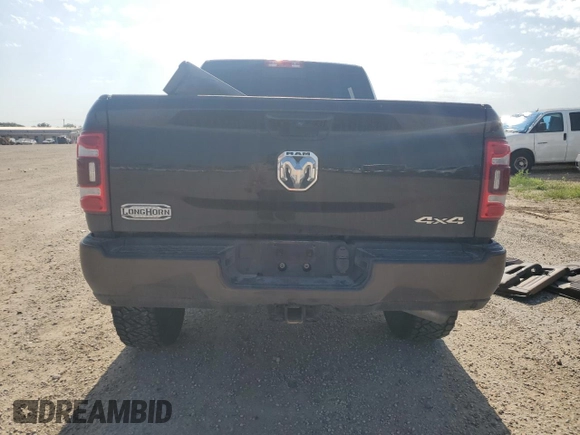 2024 Ram 2500 Longhorn with VIN 3C6UR5PLXRG187056, listed as a Copart auction lot 55500255 with 29,198 mi miles and Salvage title. Bid and sale history available at DreamBid. Image 6.