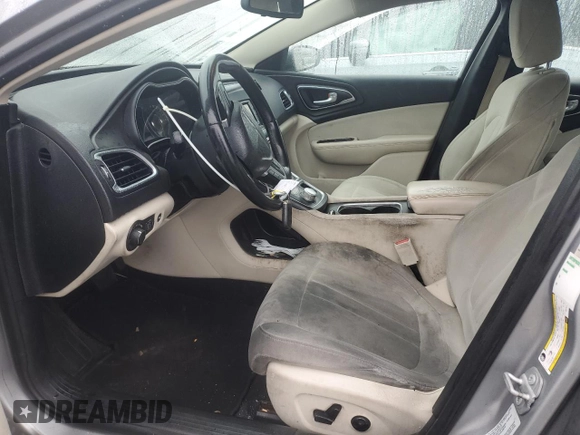2015 Chrysler 200 Limited with VIN 1C3CCCAB3FN701427, listed as a Copart auction lot 50234785 with 108,512 mi miles and Salvage Title. Bid and sale history available at DreamBid. Image 7.