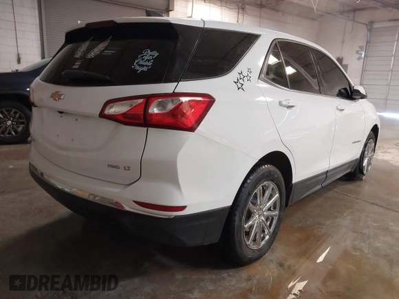 2019 Chevrolet Equinox LT z VIN 2GNAXUEV0K6182506, wystawiony jako IAAI lot #41377011 z przebiegiem 96 085 mil mil oraz . Historia ofert i sprzedaży dostępna na DreamBid. Obrazek 4.