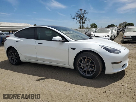 2023 Tesla Model 3 с VIN 5YJ3E1EA7PF452786, выставлен на аукционе Copart как лот 52570005 с пробегом 61 492 миль миль и Списание • Salvage title. История ставок и продаж доступна на DreamBid. Изображение 4.