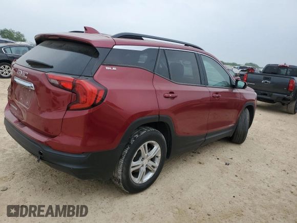 2019 GMC Terrain SLE with VIN 3GKALMEV2KL367595, listed as a Copart auction lot 51835225 with 0 mi miles and Clean Title. Bid and sale history available at carsss.com. Image 3.