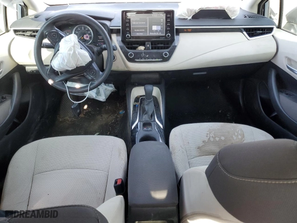 2021 Toyota Corolla LE with VIN 5YFHPMAE5MP176862, listed as a Copart auction lot 43876925 with 65,654 mi miles and Salvage Title. Bid and sale history available at carsss.com. Image 8.