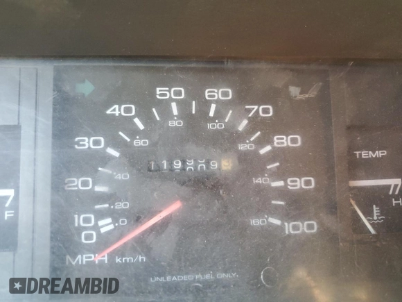 1990 Nissan Frontier with VIN 1N6SD11S9LC321876, listed as a Copart auction lot 59913575 with 119,909 mi miles and Salvage title. Bid and sale history available at DreamBid. Image 9.