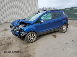 2019 Ford EcoSport SE with VIN MAJ3S2GE5KC264083, listed as a Copart auction lot 51707965 with 77,871 mi miles and Salvage Title. Bid and sale history available at carsss.com. Image 1.