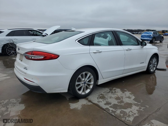 2019 Ford Fusion Hybrid SEL with VIN 3FA6P0MU8KR239906, listed as a Copart auction lot 44322105 with 78,908 mi miles and Salvage Title. Bid and sale history available at carsss.com. Image 3.