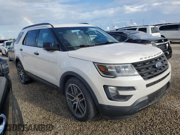 2016 Ford Explorer Sport with VIN 1FM5K8GT8GGA01893, listed as a Copart auction lot 48665205 with Not Provided miles and Non Repairable. Bid and sale history available at DreamBid. Image 4.