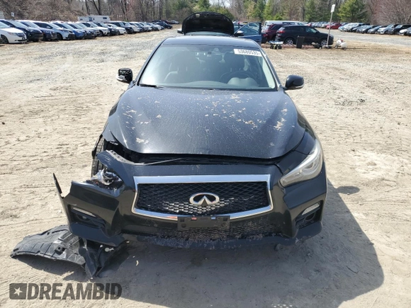 2014 Infiniti Q50 Premium with VIN JN1BV7AR0EM685524, listed as a Copart auction lot 53680535 with 175,661 mi miles and Clean Title. Bid and sale history available at carsss.com. Image 5.