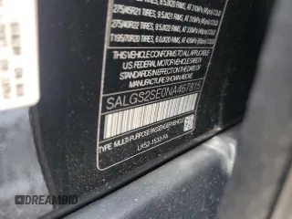 2022 Land Rover Range Rover Westminster with VIN SALGS2SE0NA467815, listed as a Copart auction lot 62197595 with 17,094 mi miles and Salvage title. Bid and sale history available at DreamBid. Image 14.