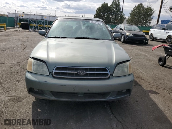 2004 Subaru Legacy Sedan (Natl) L with VIN 4S3BE625X47208695, listed as a Copart auction lot 52454665 with 161,122 mi miles and Salvage Title. Bid and sale history available at carsss.com. Image 5.