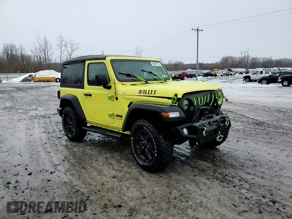 2022 Jeep Wrangler Sport S with VIN 1C4GJXAG0NW249533, listed as a Copart auction lot 45987715 with 29,364 mi miles and Salvage title. Bid and sale history available at DreamBid. Image 14.