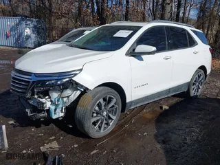 2022 Chevrolet Equinox Premier with VIN 3GNAXNEV3NS103616, listed as a IAAI auction lot 41537166 with 37,554 mi miles. Bid and sale history available at carsss.com. Image 2.