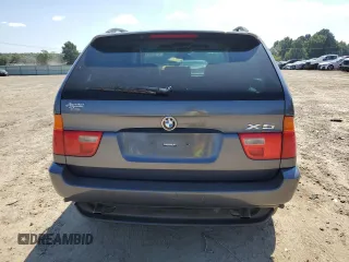 2002 BMW X5 3.0i with VIN 5UXFA53502LV72861, listed as a Copart auction lot 72165804 with 184,596 mi miles and Salvage Title. Bid and sale history available at carsss.com. Image 6.