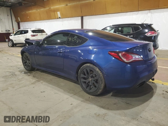 2016 Hyundai Genesis Coupe 3.8L Base with VIN KMHHT6KJ8GU132747, listed as a Copart auction lot 84431054 with 111,173 mi miles and Non Repairable. Bid and sale history available at carsss.com. Image 2.