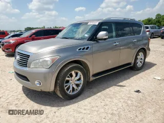 2013 Infiniti QX56 with VIN JN8AZ2NF5D9531025, listed as a Copart auction lot 66754465 with 207,290 mi miles and Clean title. Bid and sale history available at DreamBid. Image 1.
