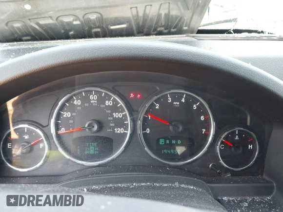 2009 Jeep Liberty Limited with VIN 1J8GP58K09W527374, listed as a IAAI auction lot 41963635 with 194,950 mi miles and . Bid and sale history available at carsss.com. Image 7.