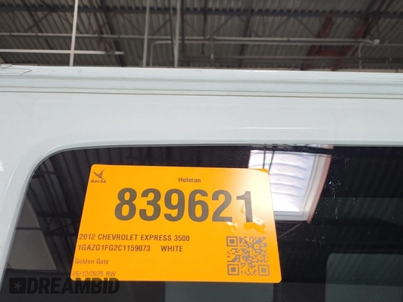 2012 Chevrolet Express Passenger 1LT с VIN 1GAZG1FG2C1159073, выставлен на аукционе IAAI как лот 42619812 с пробегом 90 220 миль миль и . История ставок и продаж доступна на DreamBid. Изображение 45.