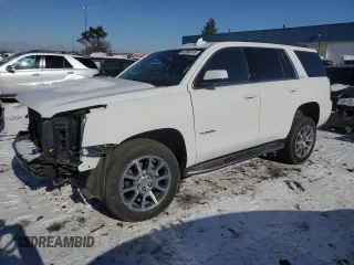 2019 GMC Yukon SLE with VIN 1GKS2AKC5KR279044, listed as a Copart auction lot 42368145 with 63,290 mi miles and Clean Title. Bid and sale history available at carsss.com. Image 1.
