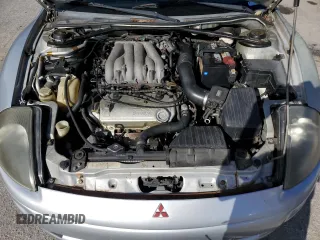 2001 Mitsubishi Eclipse GT with VIN 4A3AE85H41E133199, listed as a Copart auction lot 76689964 with 0 mi miles and Salvage Title. Bid and sale history available at carsss.com. Image 11.