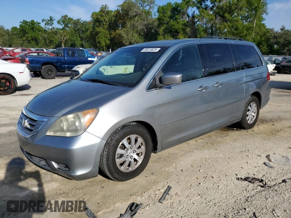 2009 Honda Odyssey EX-L with VIN 5FNRL38749B006271, listed as a Copart auction lot 50619625 with 210,017 mi miles and Salvage Title. Bid and sale history available at carsss.com. Image 1.