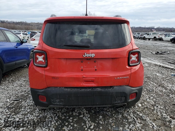 2020 Jeep Renegade Limited with VIN ZACNJAD14LPL42185, listed as a Copart auction lot 46510075 with 68,960 mi miles and Salvage title. Bid and sale history available at DreamBid. Image 6.