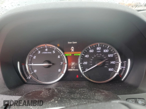 2017 Acura MDX Advance z VIN 5FRYD4H86HB032097, wystawiony jako Copart lot #51279475 z przebiegiem 98 870 mil mil oraz Szkoda całkowita • Salvage title. Historia ofert i sprzedaży dostępna na DreamBid. Obrazek 9.