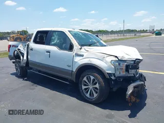 2020 Ford F-150 XL with VIN 1FTEW1E57LFC71427, listed as a IAAI auction lot 42202609 with 61,435 mi miles and . Bid and sale history available at DreamBid. Image 1.