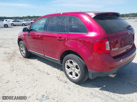 2013 Ford Edge SEL with VIN 2FMDK4JC6DBC75755, listed as a IAAI auction lot 41909150 with 168,491 mi miles. Bid and sale history available at carsss.com. Image 3.