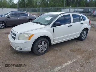 2008 Dodge Caliber SE with VIN 1B3HB28B88D645452, listed as a IAAI auction lot 41965949 with 212,896 mi miles. Bid and sale history available at carsss.com. Image 2.