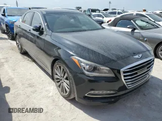 2015 Hyundai Genesis 5.0L with VIN KMHGN4JFXFU067518, listed as a Copart auction lot 75999994 with 0 mi miles and Non Repairable. Bid and sale history available at carsss.com. Image 4.