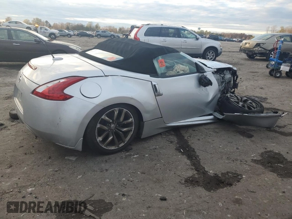 2012 Nissan 370Z Touring with VIN JN1AZ4FH7CM370893, listed as a Copart auction lot 81118834 with 0 mi miles and Salvage Title. Bid and sale history available at carsss.com. Image 3.