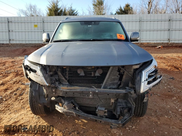 2021 Nissan Armada SL with VIN JN8AY2BA3M9372601, listed as a Copart auction lot 45874415 with 96,302 mi miles and Salvage Title. Bid and sale history available at carsss.com. Image 5.