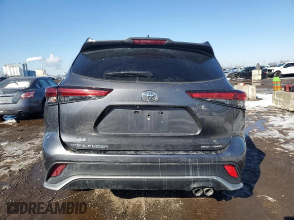 2021 Toyota Highlander XSE with VIN 5TDJZRBH4MS159074, listed as a Copart auction lot 46300285 with 61,541 mi miles and Salvage title. Bid and sale history available at DreamBid. Image 6.