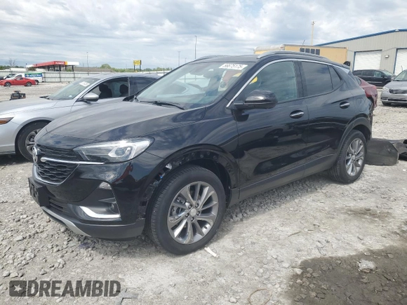 2021 Buick Encore GX Essence with VIN KL4MMFSL3MB151001, listed as a Copart auction lot 56675175 with 20,099 mi miles and Salvage title. Bid and sale history available at DreamBid. Image 1.